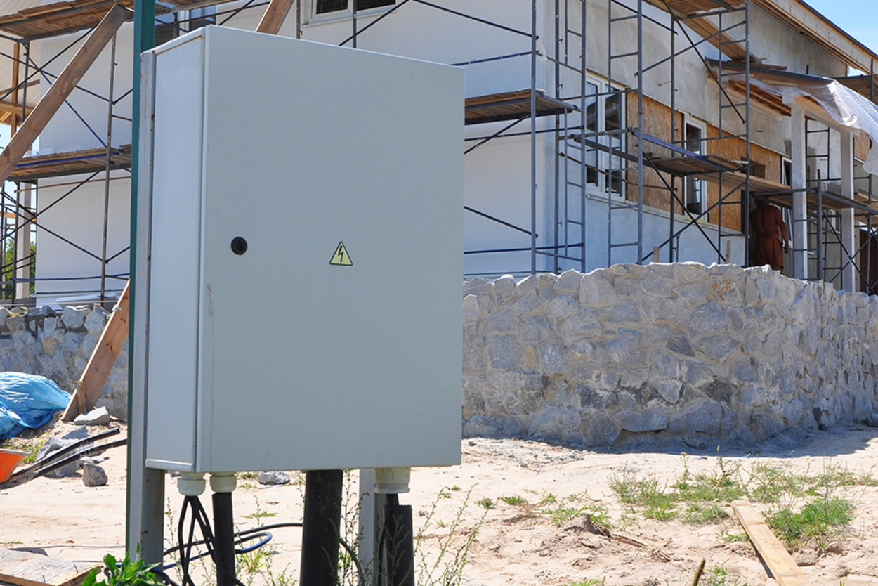 Baustrom bei Elektro-Rußwurm in Waltershausen