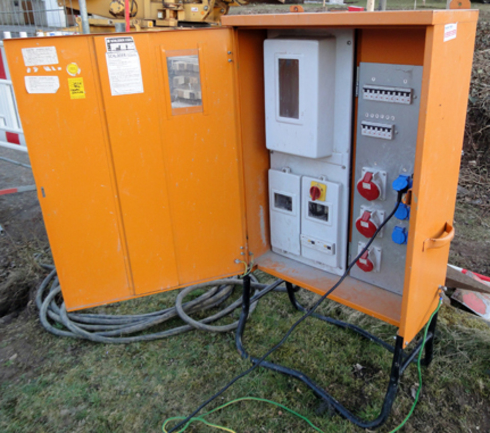 Baustromkasten bei Elektro-Rußwurm in Waltershausen