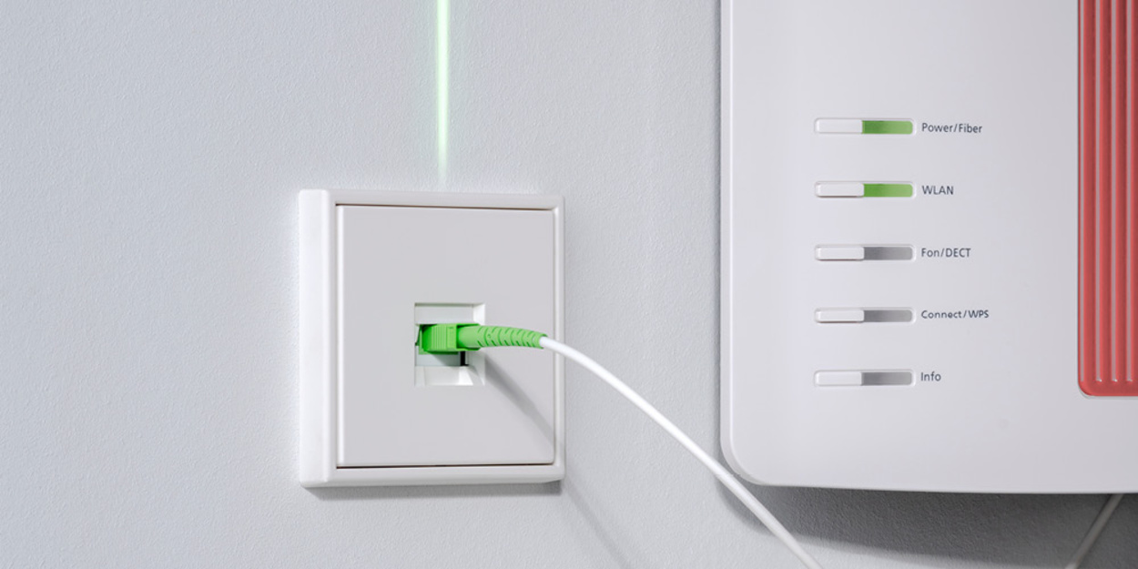 Die neuen Glasfaser-Anschlussdosen bei Elektro-Rußwurm in Waltershausen